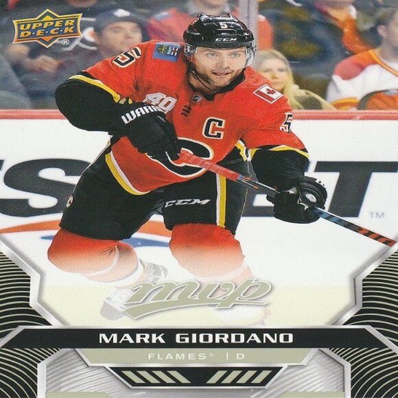 Mark Giordano NHL Hockey Card Collection - 8 Calgary Flames NHL Hockey Cards - Picture 5 of 9